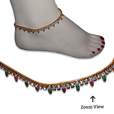 "1grm Fancy Anklets - MGR-966-code003 - Click here to View more details about this Product